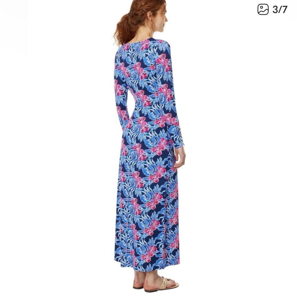 Lilly Pulitzer High Tide Long Sleeve Dress - Picture 3 of 9